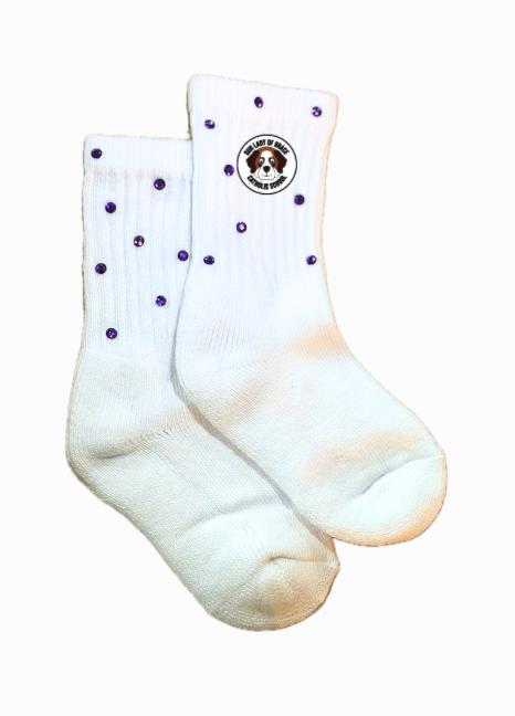 Toddler Spirit Socks w/ Rhinestones