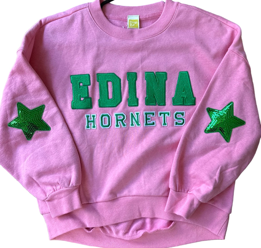 Youth Pink Crewneck