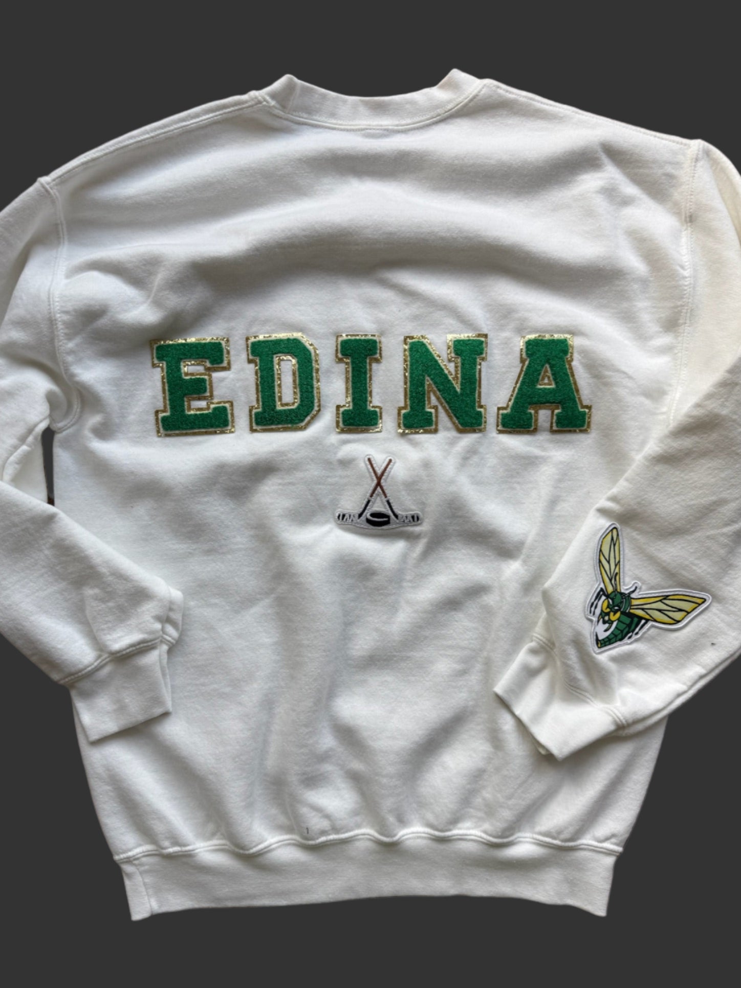 Edina White Crewneck