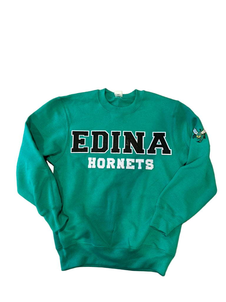 Edina Green Crewneck Sweatshirt