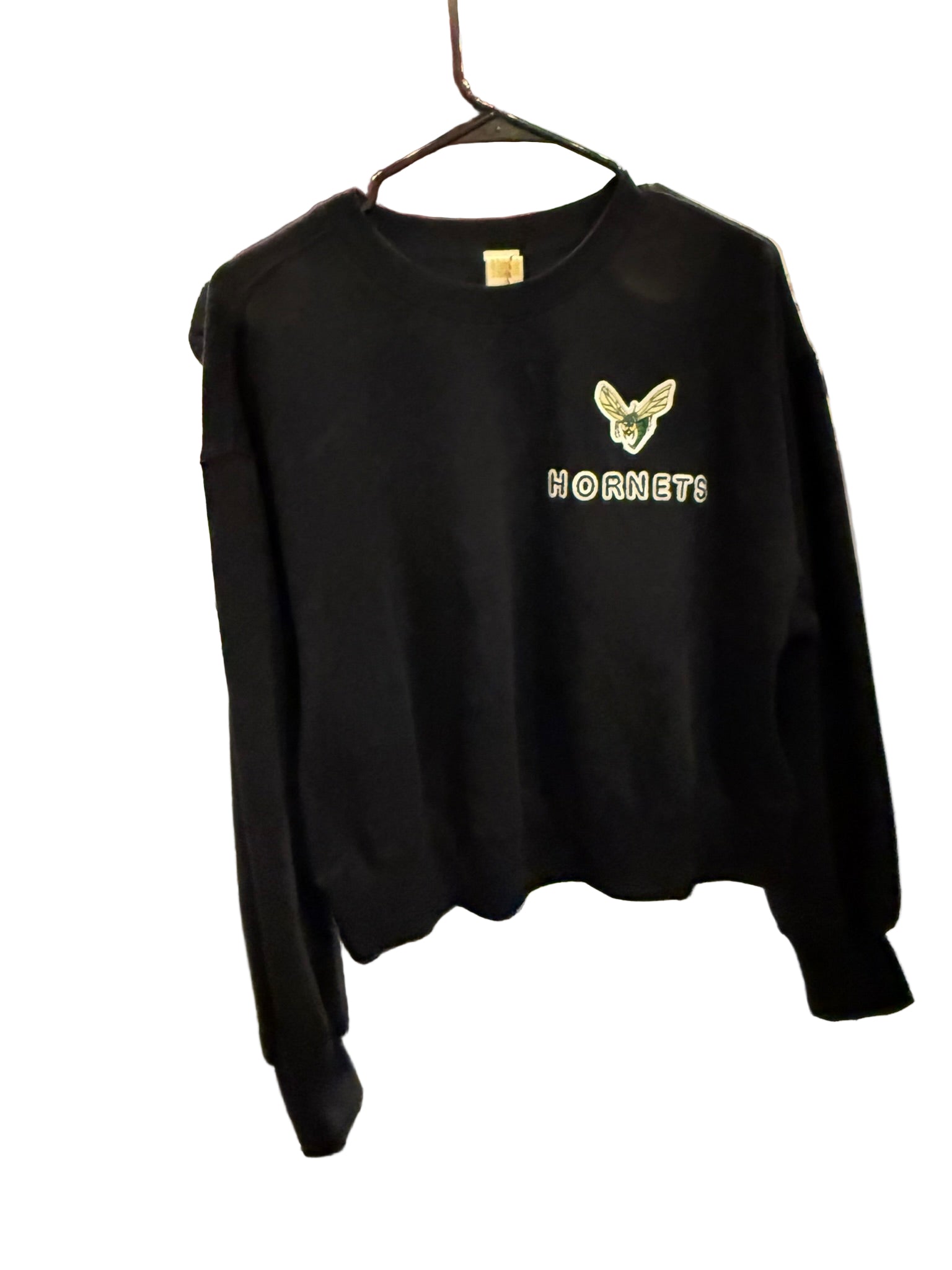 Edina Black Crewneck Sweatshirt
