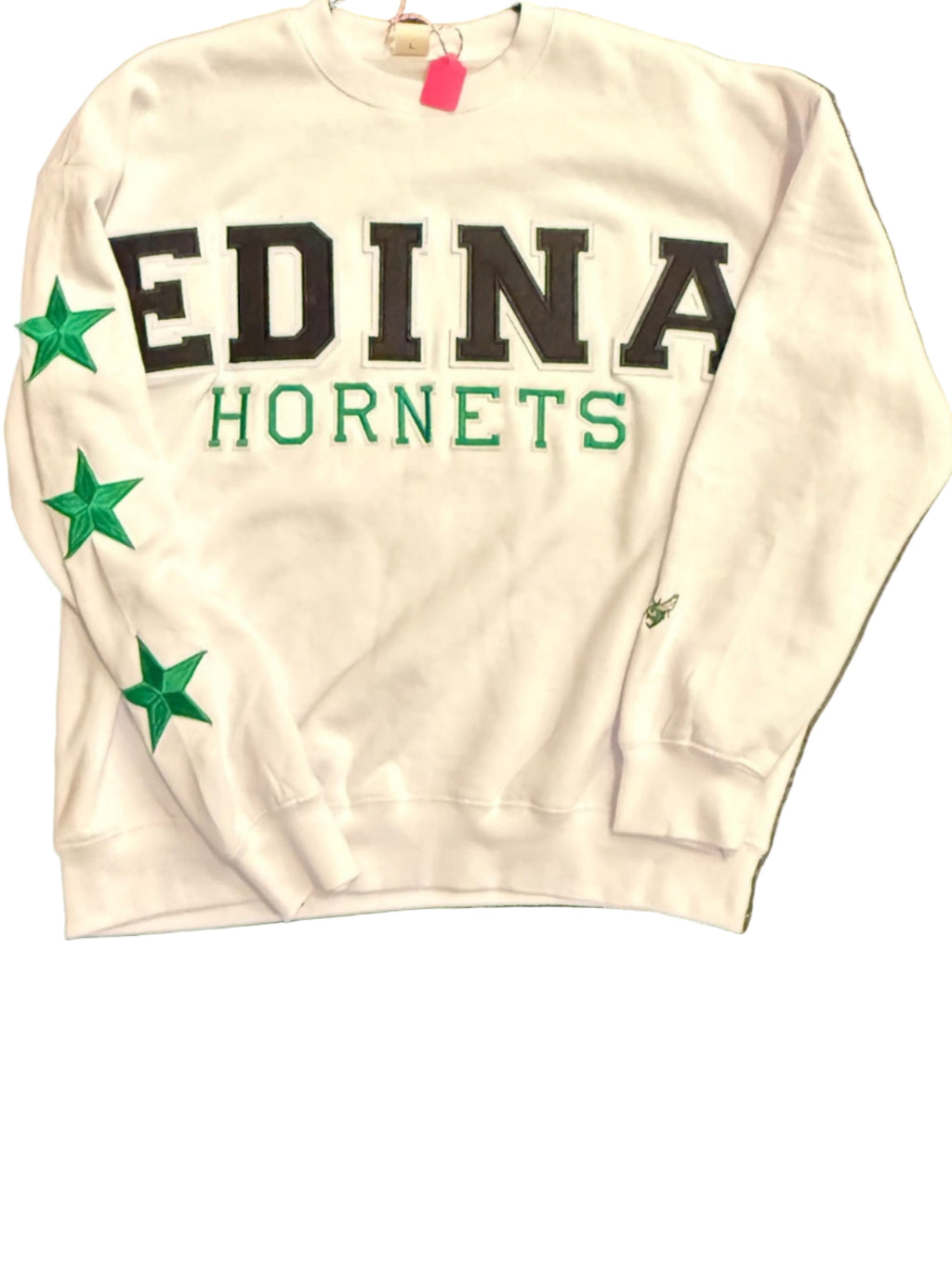 Edina White Crewneck