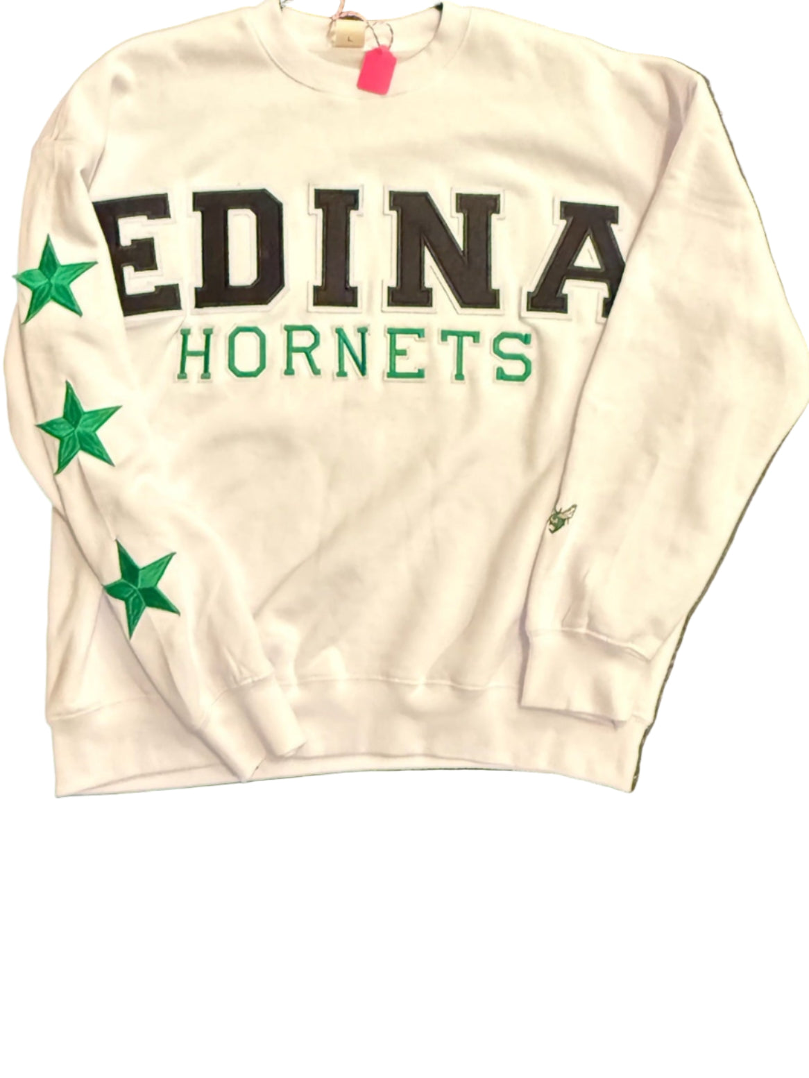 Edina White Crewneck