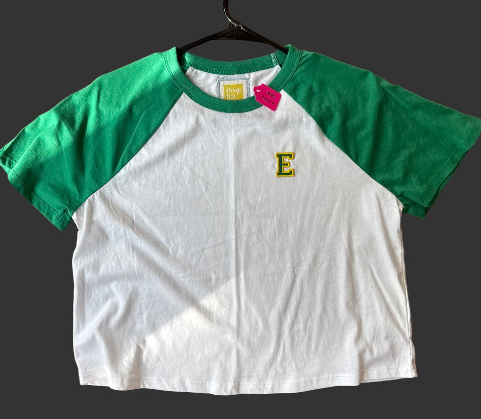 Adult Edina "E" baseball tee