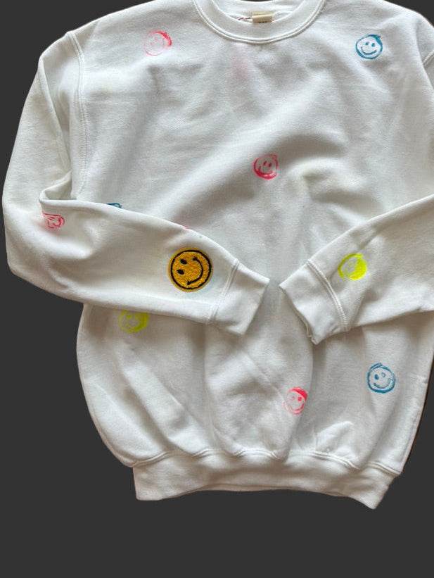 Custom Hand Stamped/Painted Crewneck