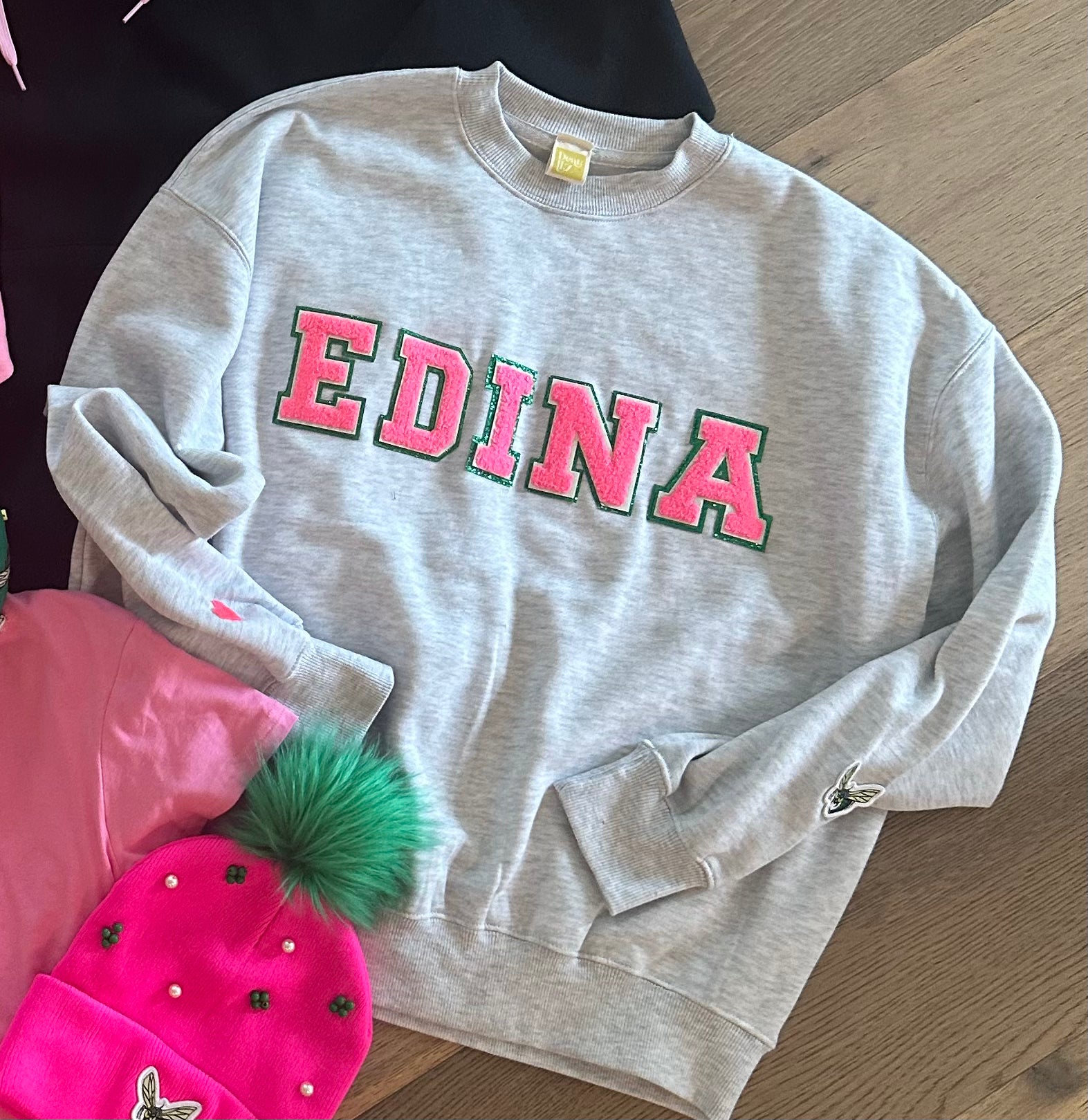 Edina Grey Crewneck