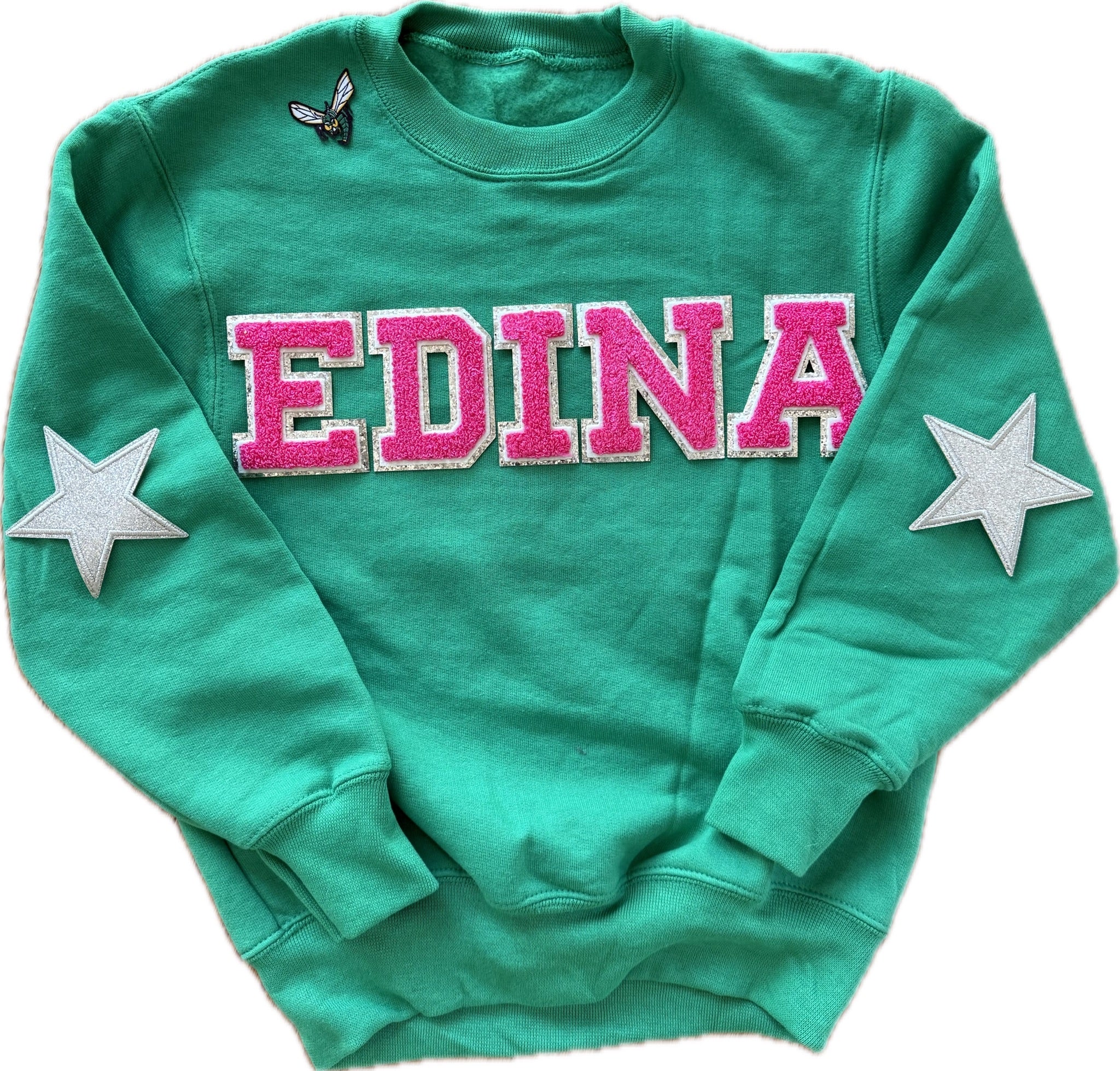 Edina Green Crewneck Sweatshirt
