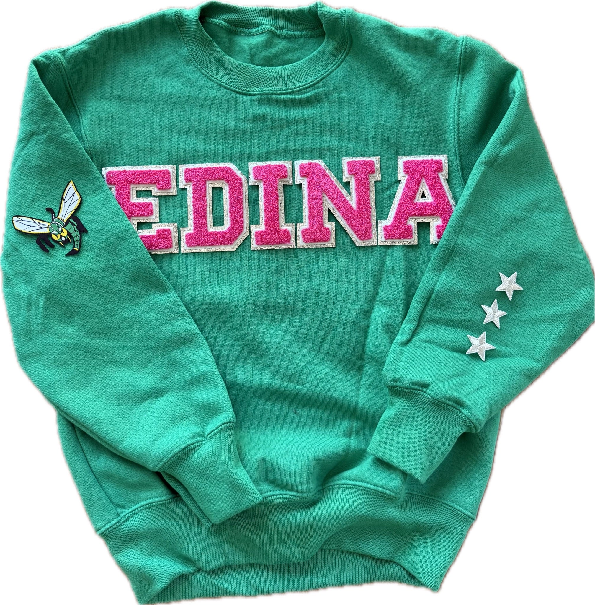 Edina Green Crewneck Sweatshirt