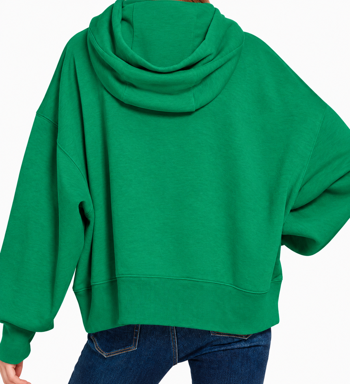 Green Hockey String Hoodie