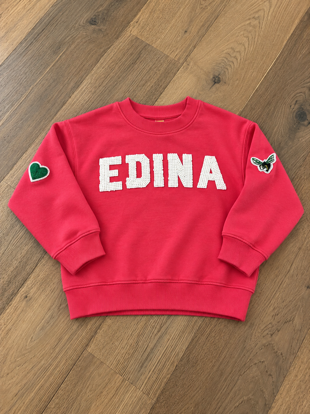 Youth Edina Hot Pink Crew