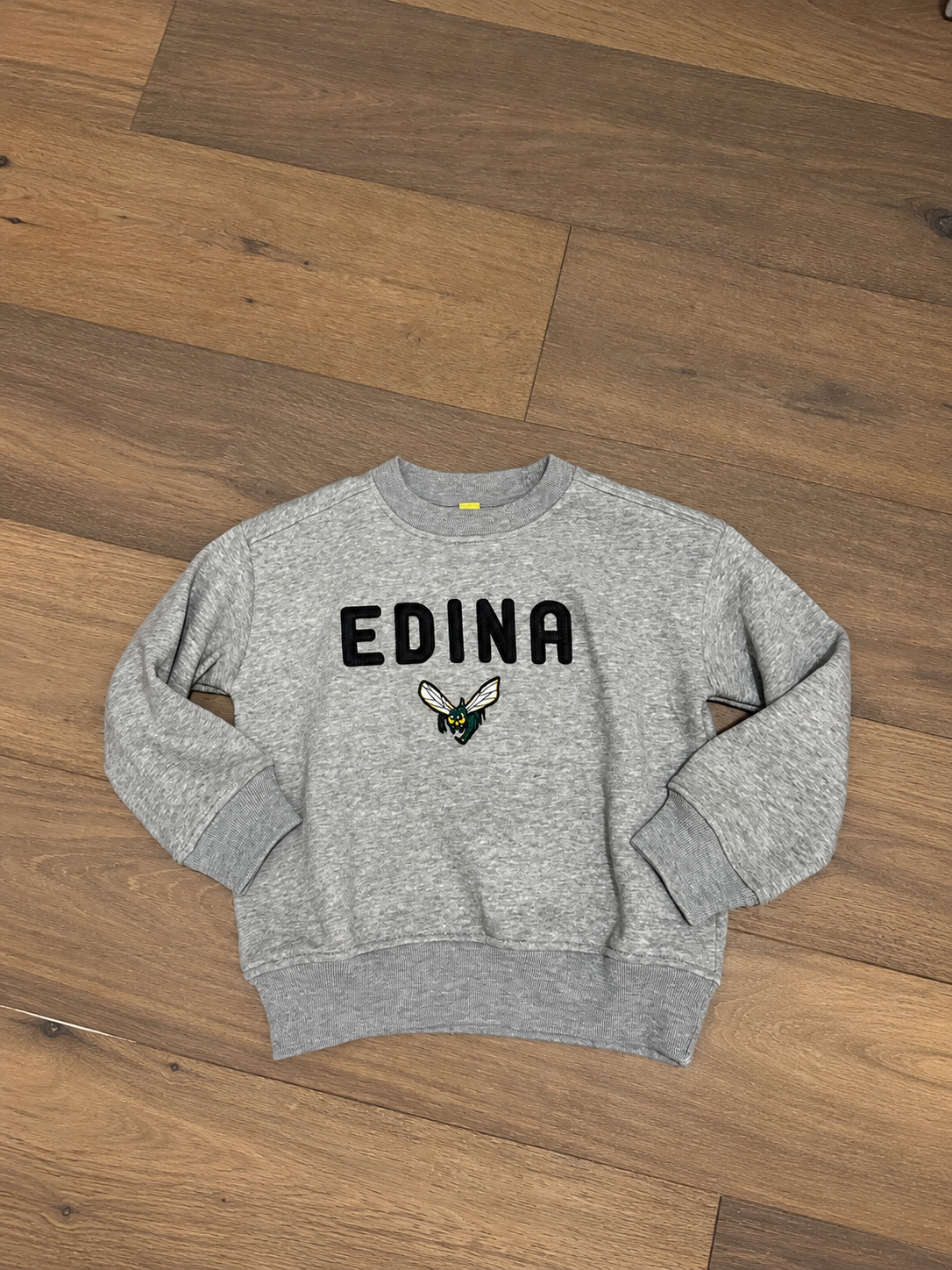 Youth Edina Bubble Letter Crew