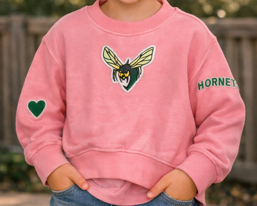 Youth Pink Crewneck