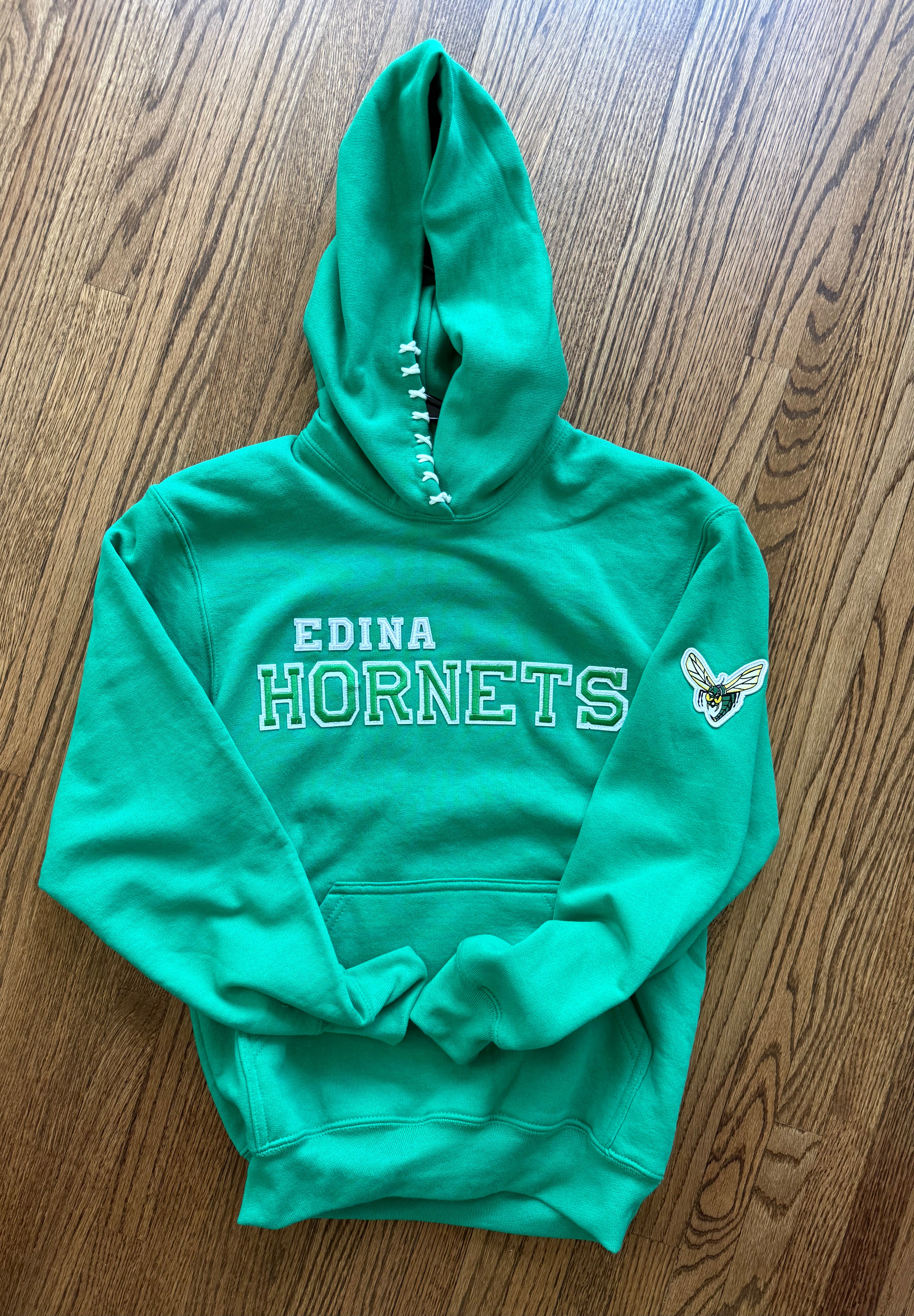 Youth Edina Hornets Hoodie w/ Yarn