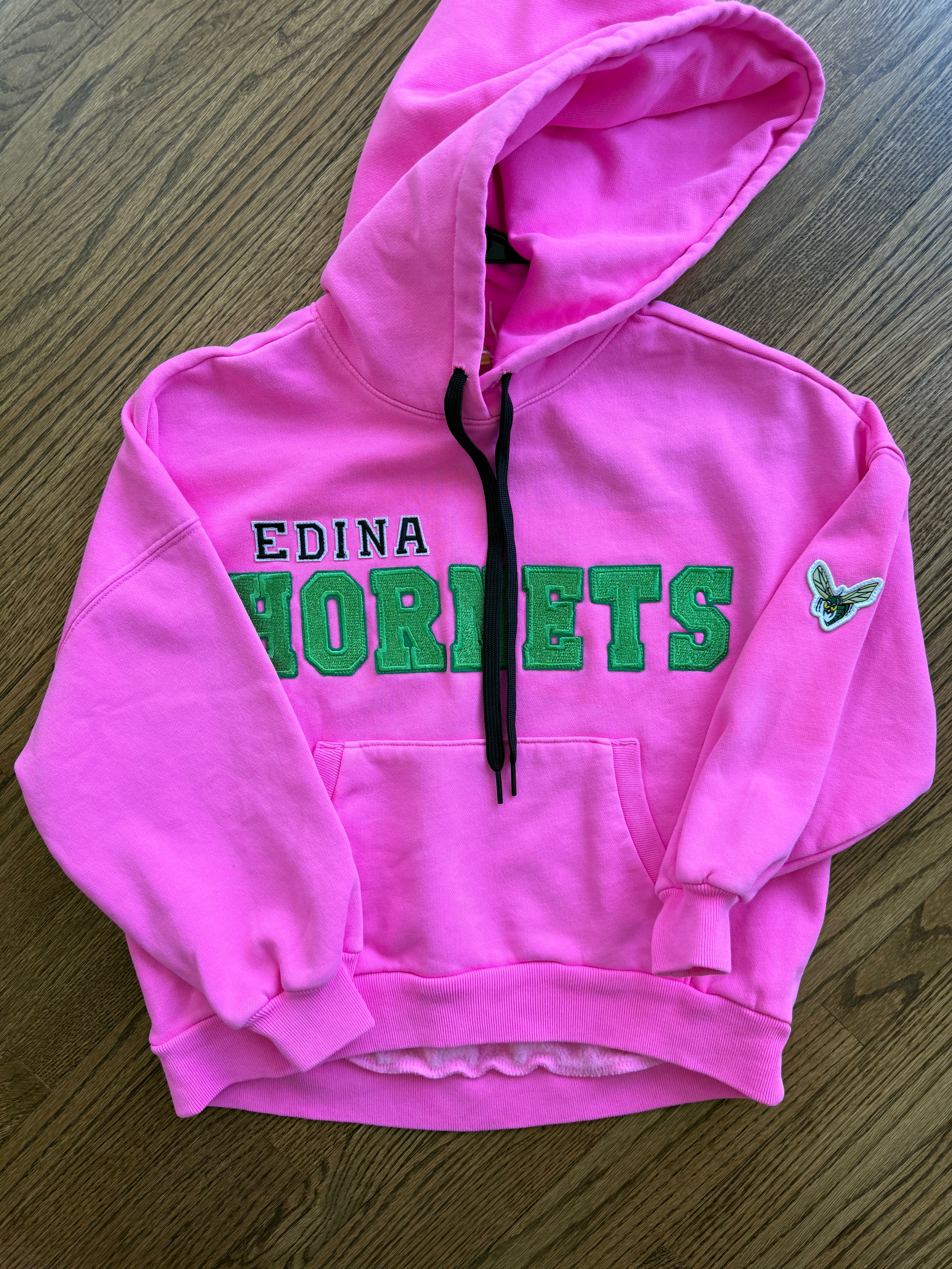 Youth Hot Pink Hornets Hoodie