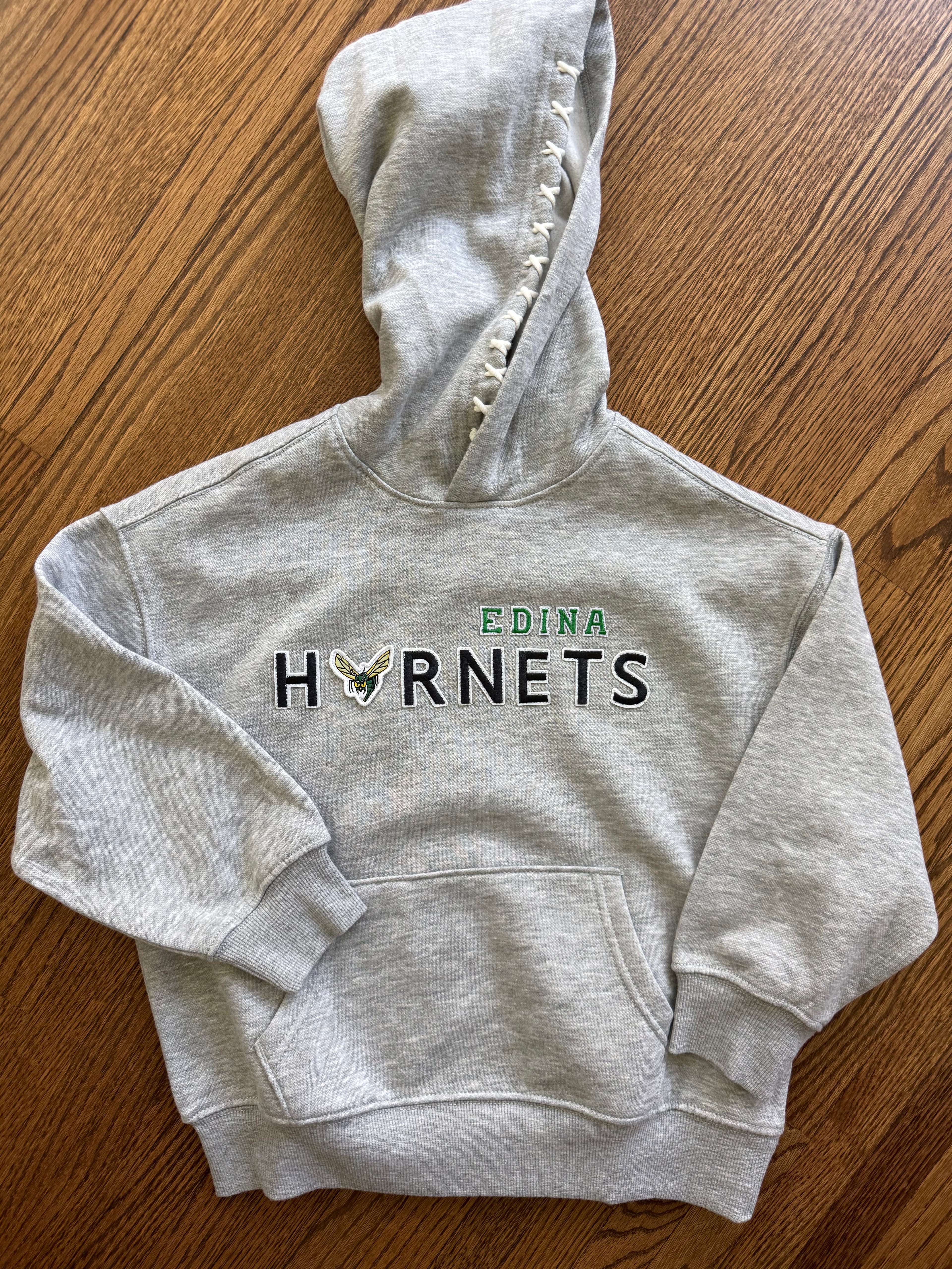 Youth Grey Edina w/ Yarn Hoodie