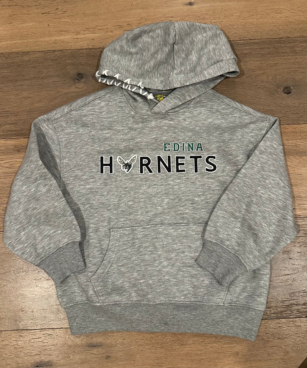 Edina Youth Size Small Grey Hoodie