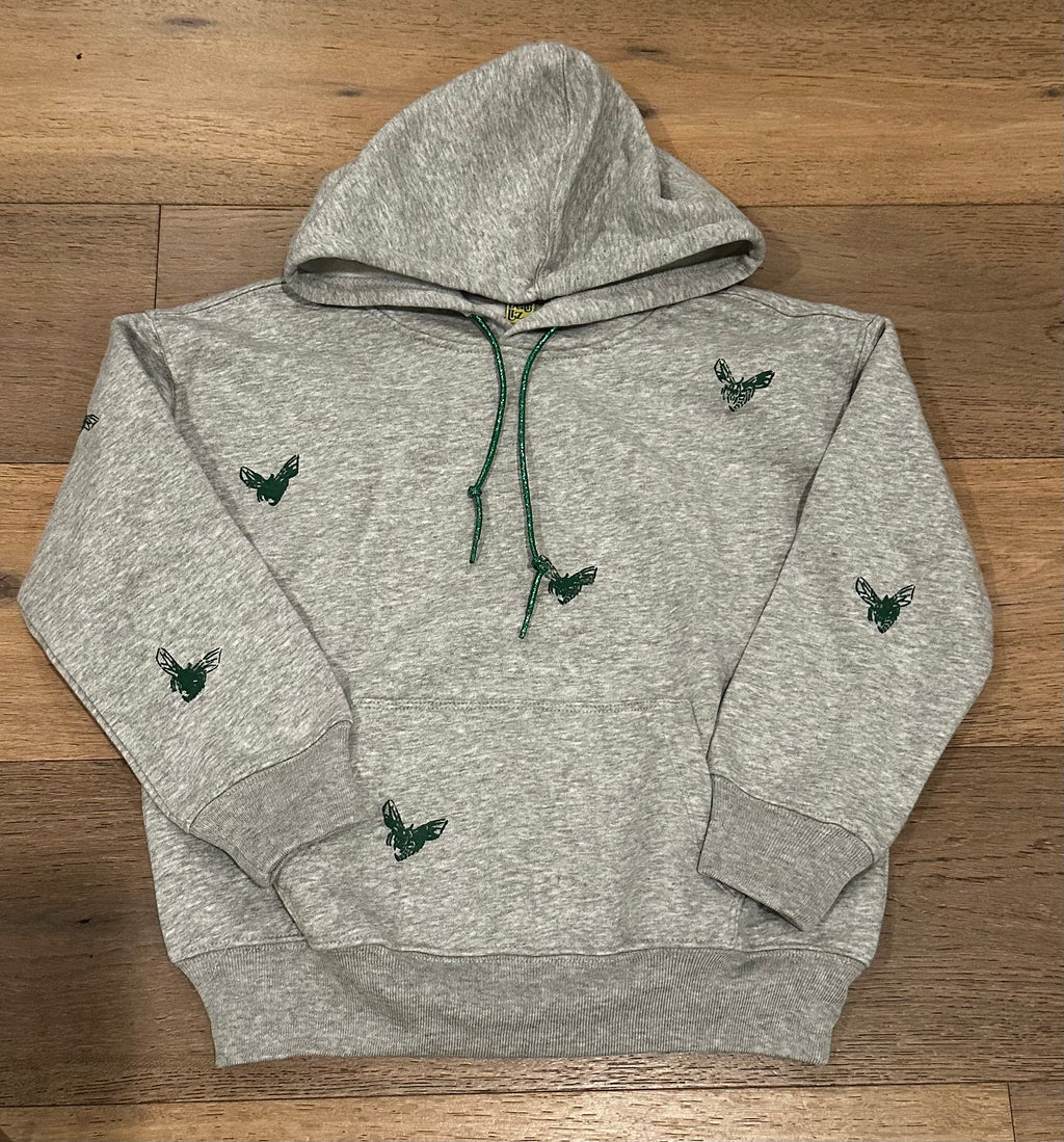Edina Youth Size Small Grey Hoodie