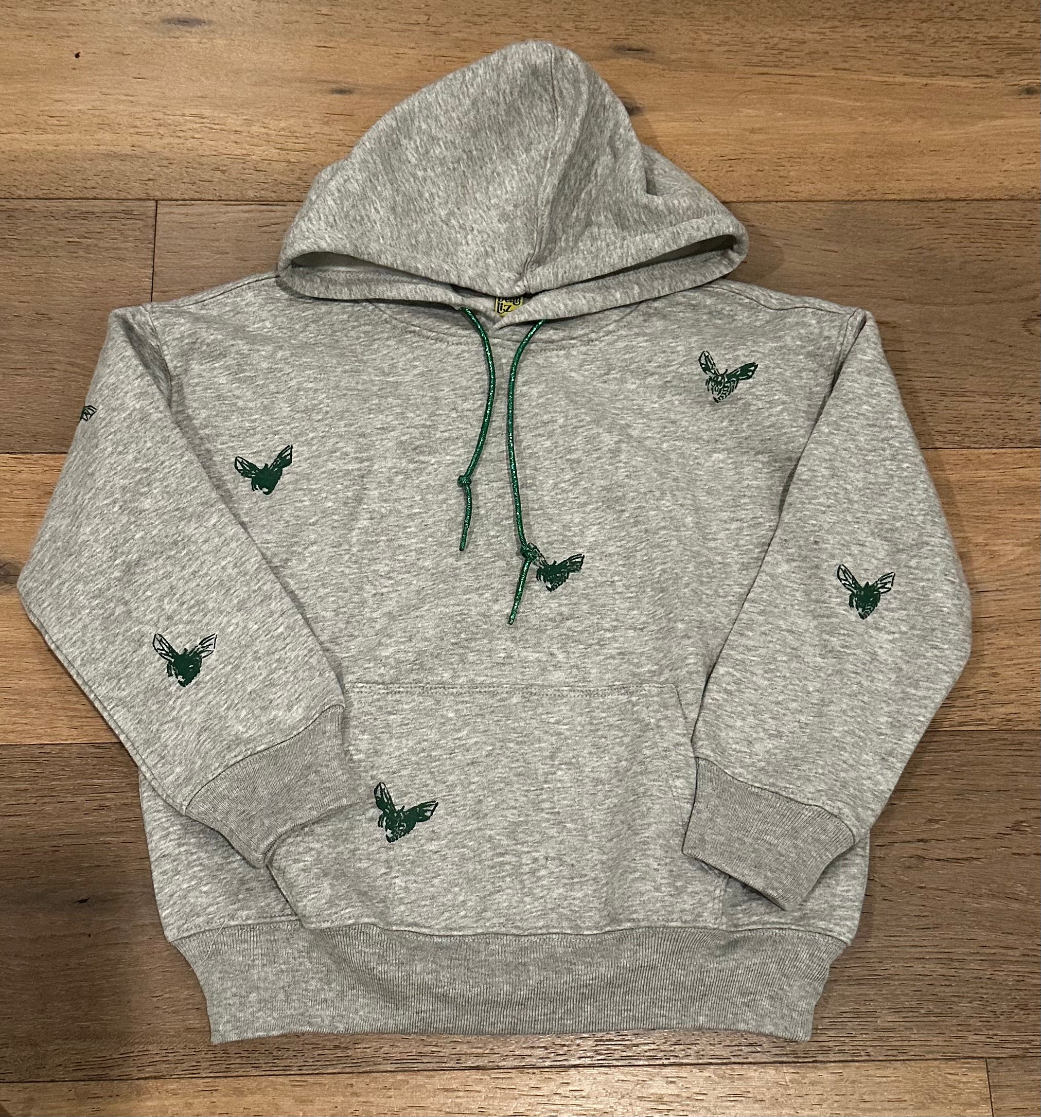 Edina Youth Size Small Grey Hoodie