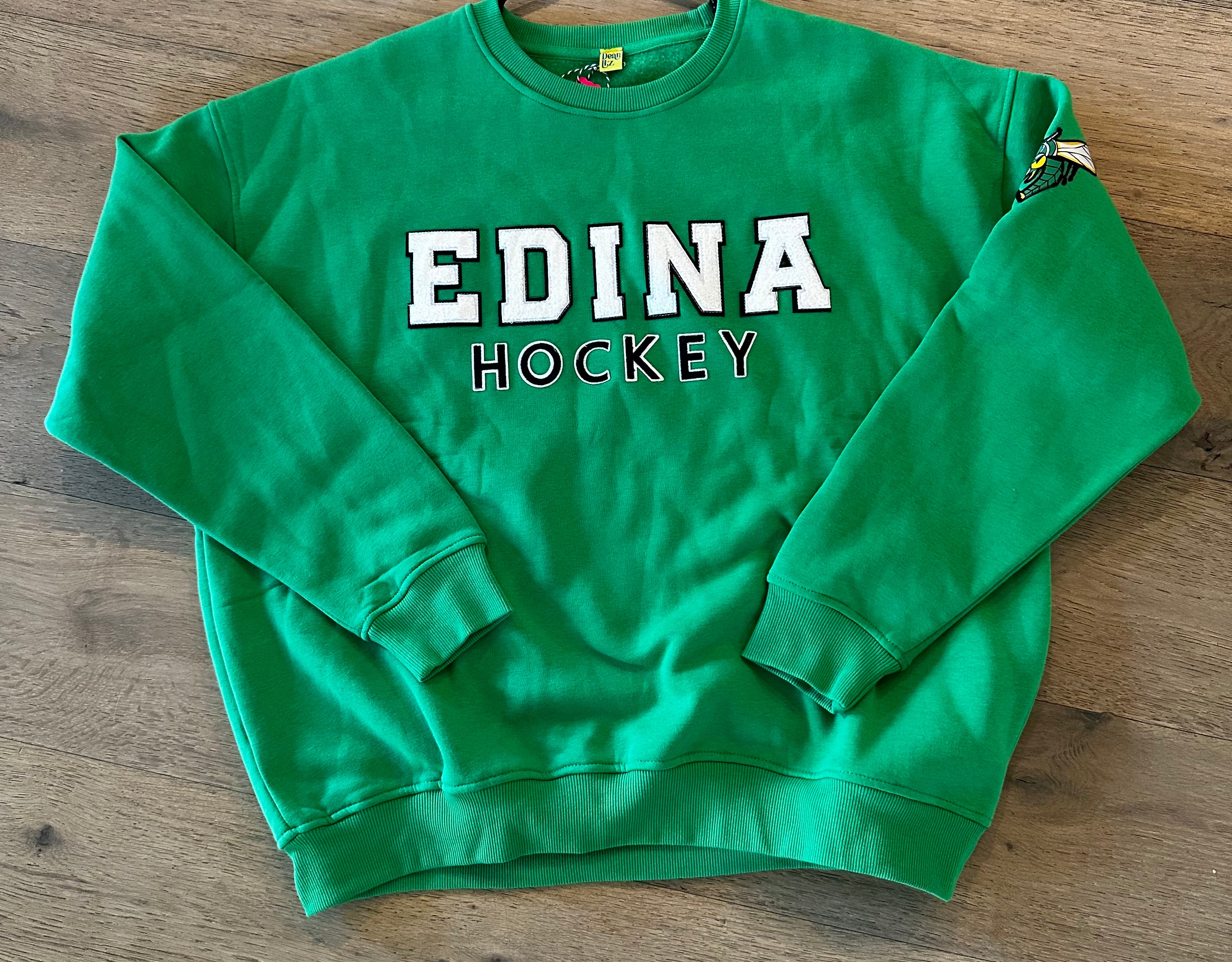 Edina Green Crew Hockey Sweatshirt