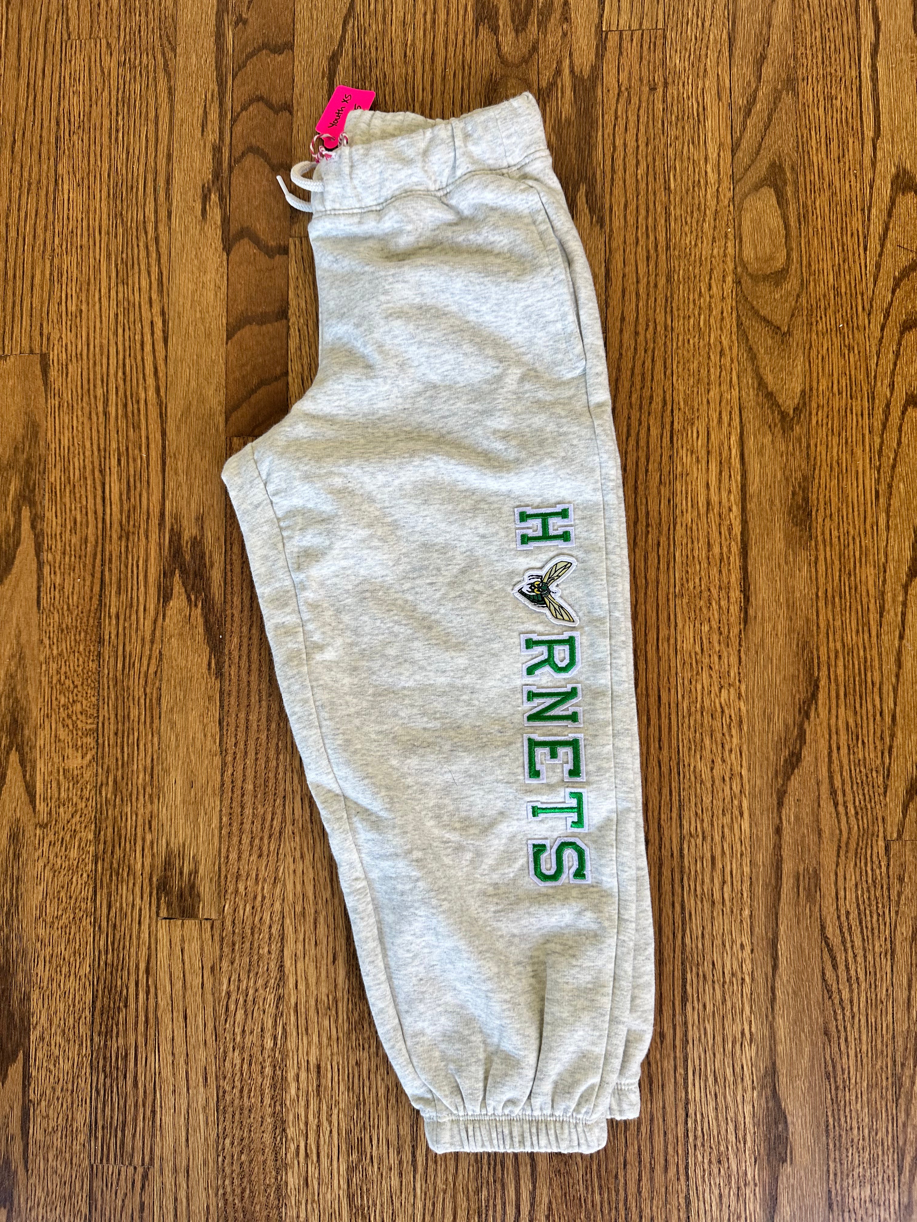 Youth Grey Sweats w/ Green HORNETS