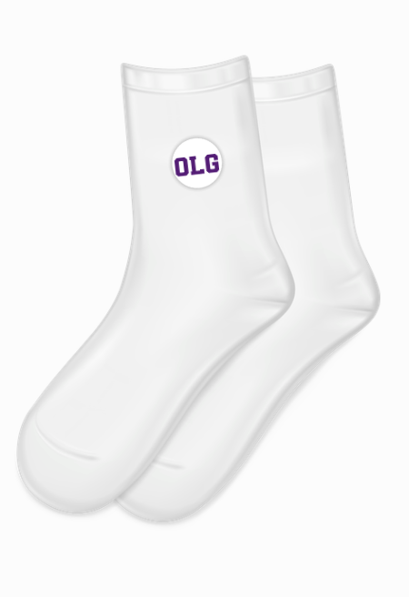 OLG logo socks