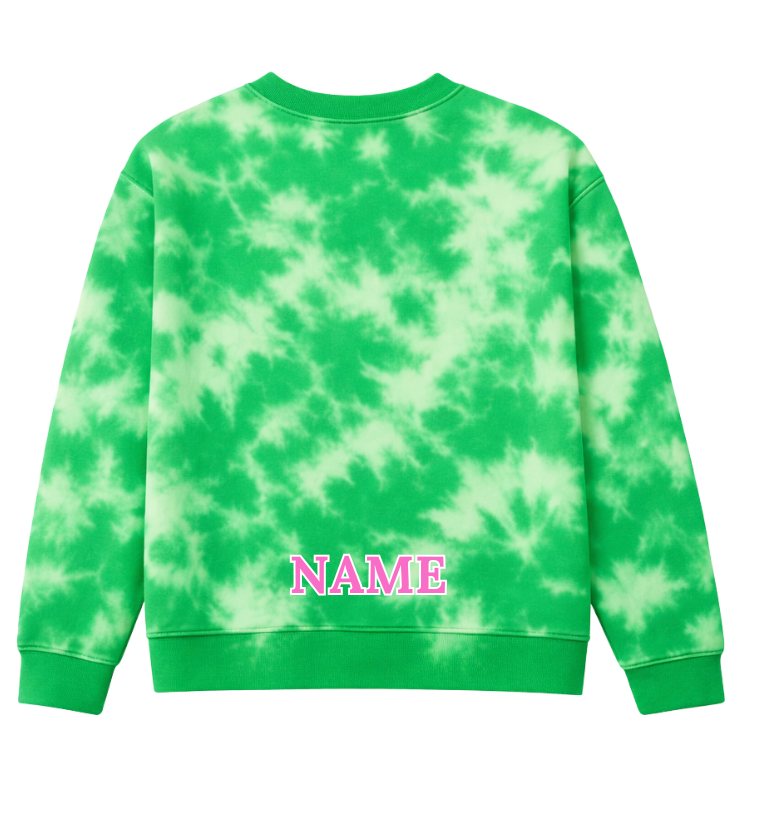 Edina Mite Hockey Bleach Tie-Dye Sweatshirt