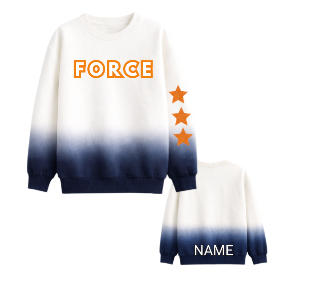 Dip-Dyed Force Crewneck
