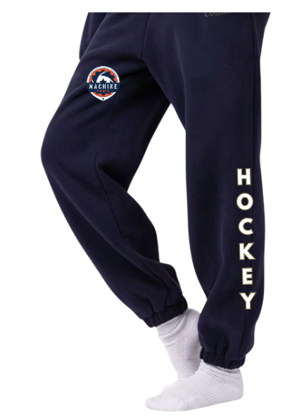 Adult Navy Hockey Sweatpants