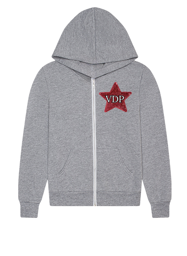 VDP Grey Star Zip-up
