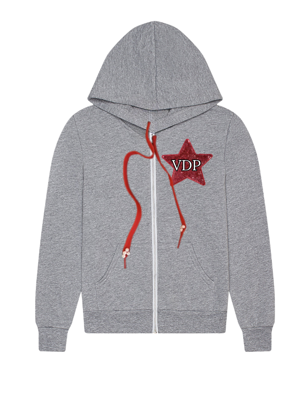 VDP Grey Star Zip-up