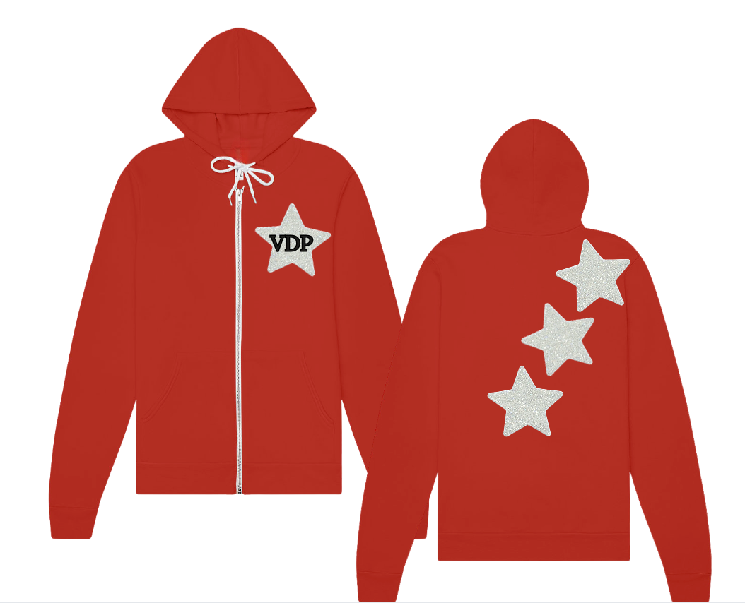 Adult VDP Red Zip Up