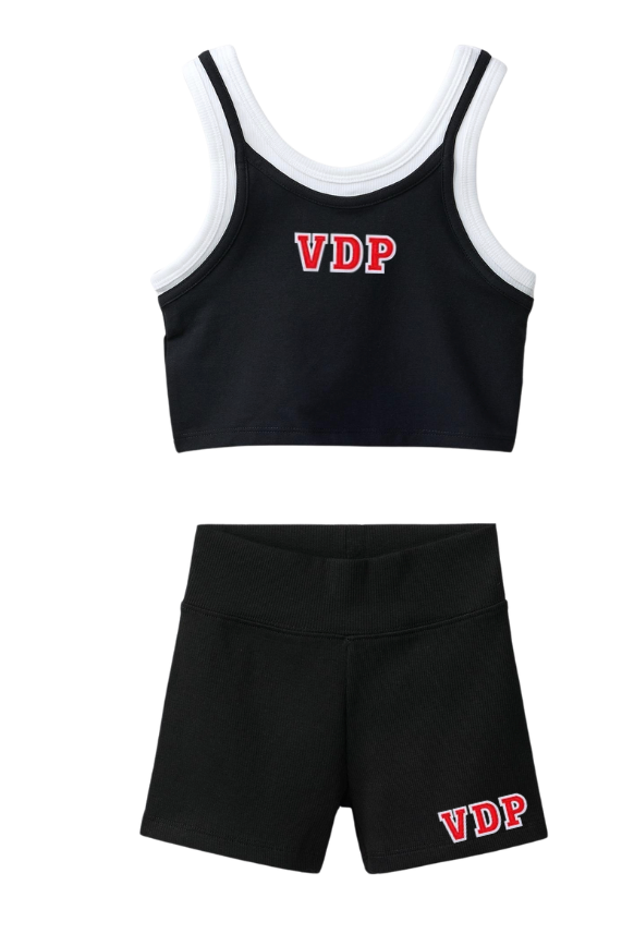 Girls Contrast Athletic Set