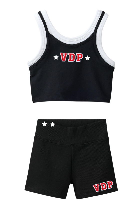 Girls Contrast Athletic Set