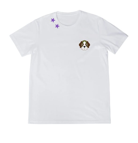 Toddler White T-Shirt w/ stars
