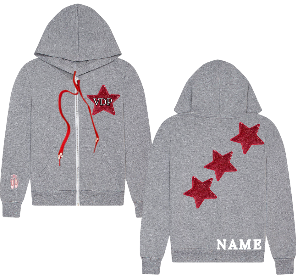 VDP Grey Star Zip-up