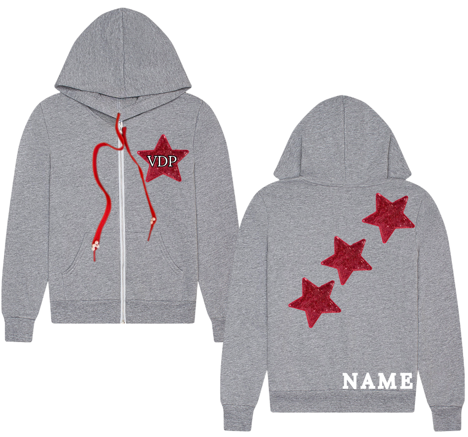 VDP Grey Star Zip-up